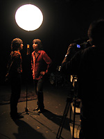 On the set