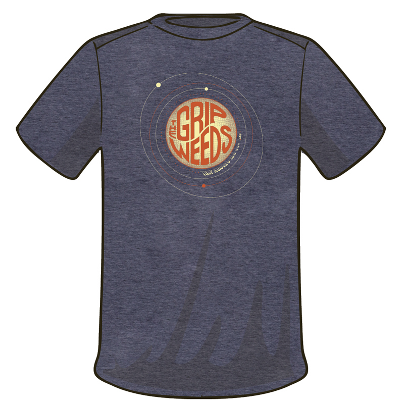 Trip Around The Sun BLUE HEATHER TEE